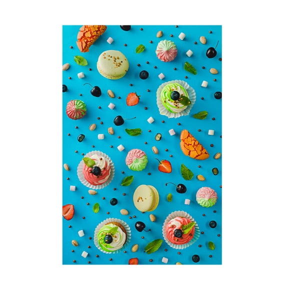 Dina Belenko 'Sweet Pattern Cupcake' Canvas Art