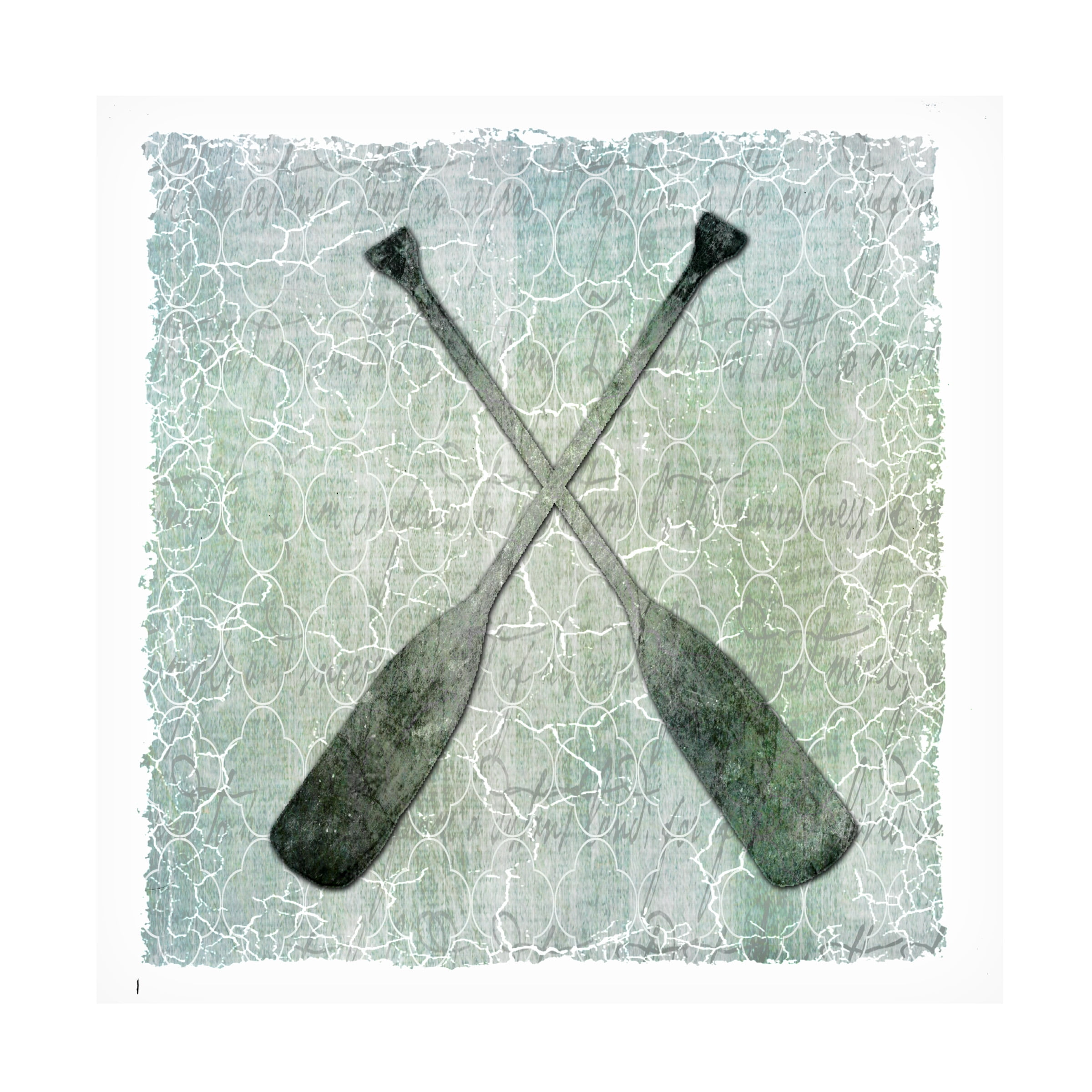 LightBoxJournal 'Life Is Better At The Lake Oars 2' Canvas Art