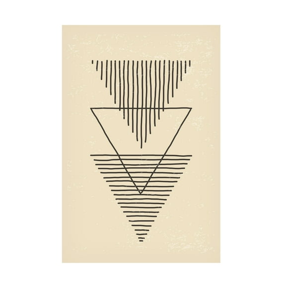 jay stanley 'Boho Triangles' Canvas Art