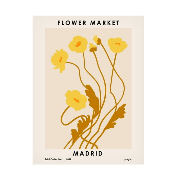 NKTN 'Flower Market. Madrid' Canvas Art