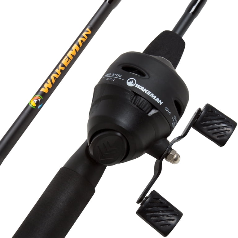 cable fishing pole 32.5FT Fiberglass Running Electrical Wire Glow Rods Wire Pulling, Fish Tape Set with Accessories, Green as the bright blue rods are easy to spot and come with a transparent plastic storage case Wakeman 5-Foot 4-Inch Fishing Pole