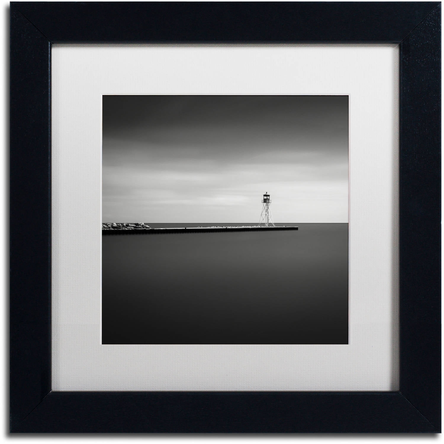 Dave MacVicar 'Erieau 1' Matted Framed Art