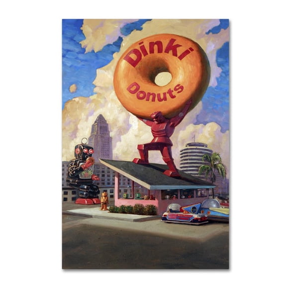 Eric Joyner 'Robo Atlas' Canvas Art