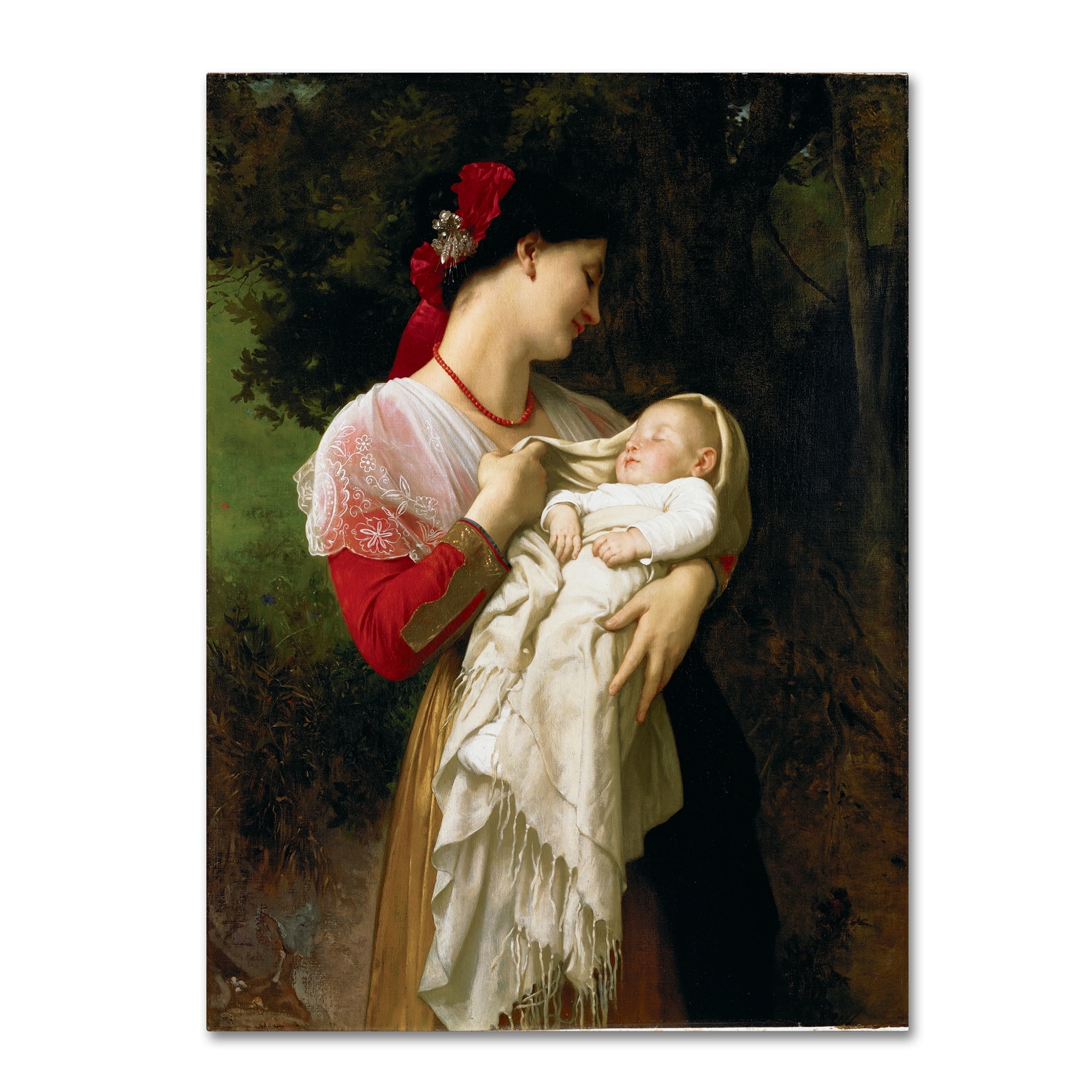William-Adolphe Bouguereau 'Mother and Child' Canvas Art