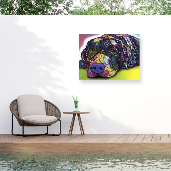 Dean Russo 'Savvy Labrador' Outdoor All-Weather Wall Decor