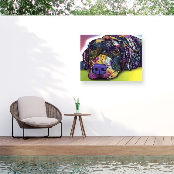 Dean Russo 'Savvy Labrador' Outdoor All-Weather Wall Decor
