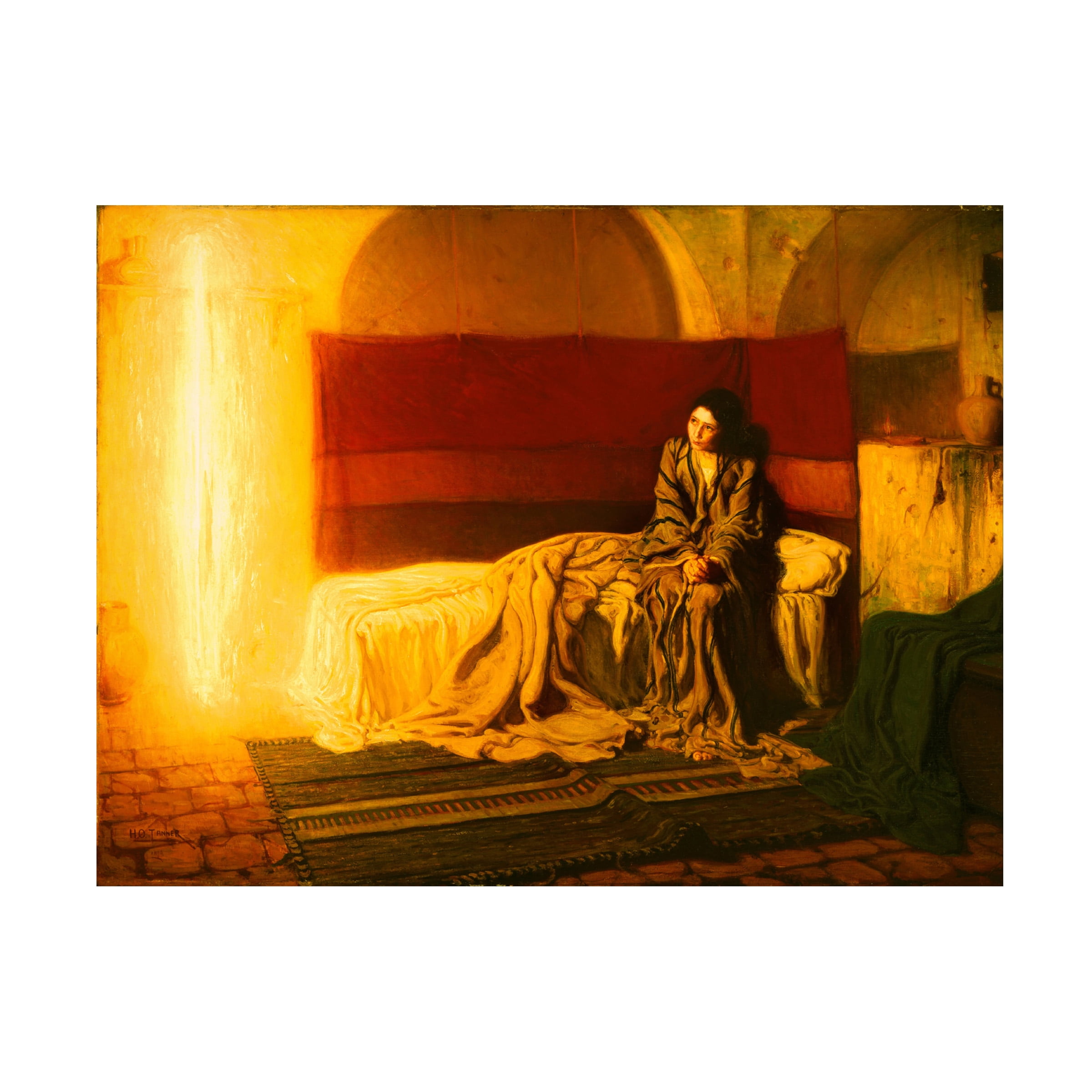 Trademark Fine Art Henry Ossawa Tanner The Annunciation Canvas Wall Art - 18x24