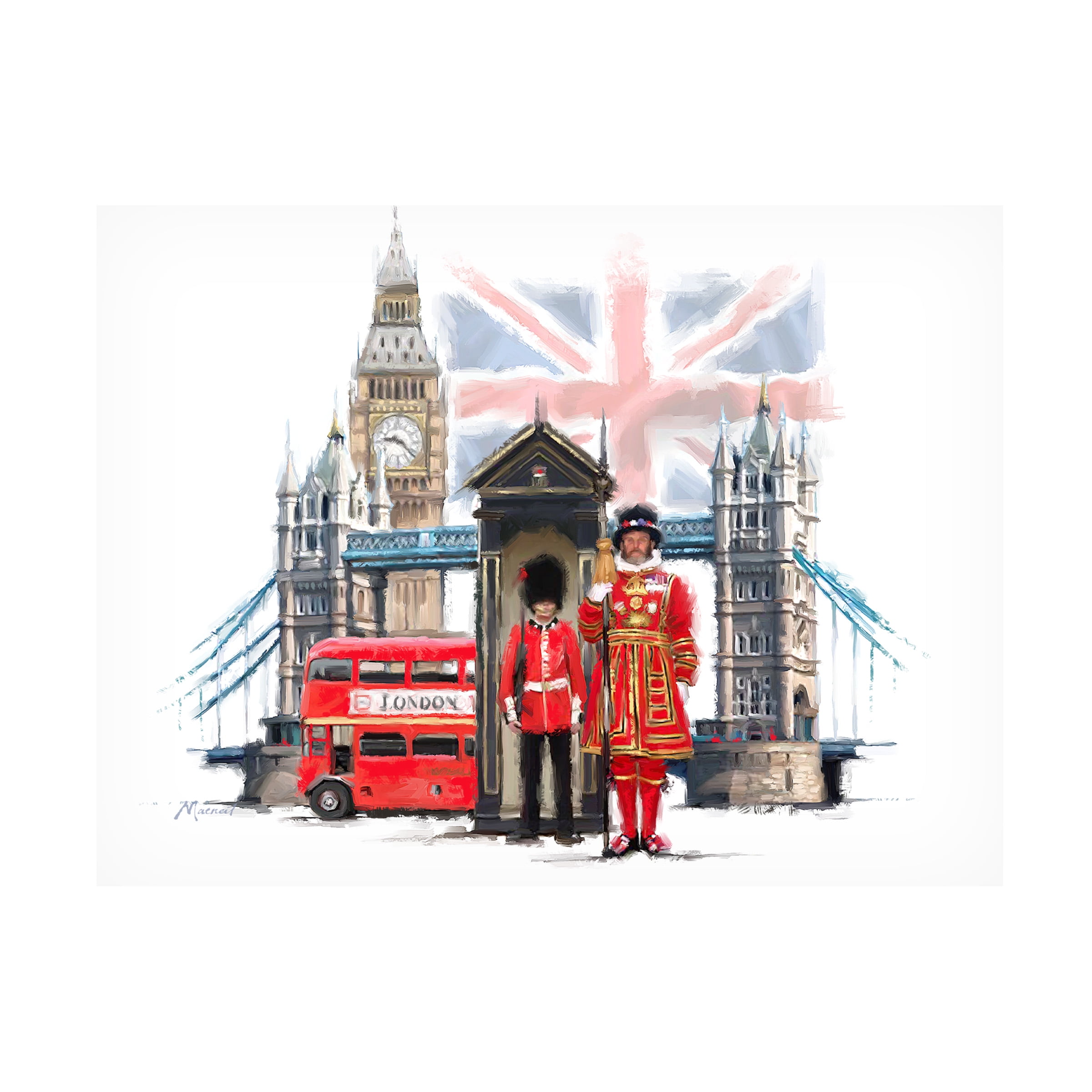 The Macneil Studio 'London' Canvas Art
