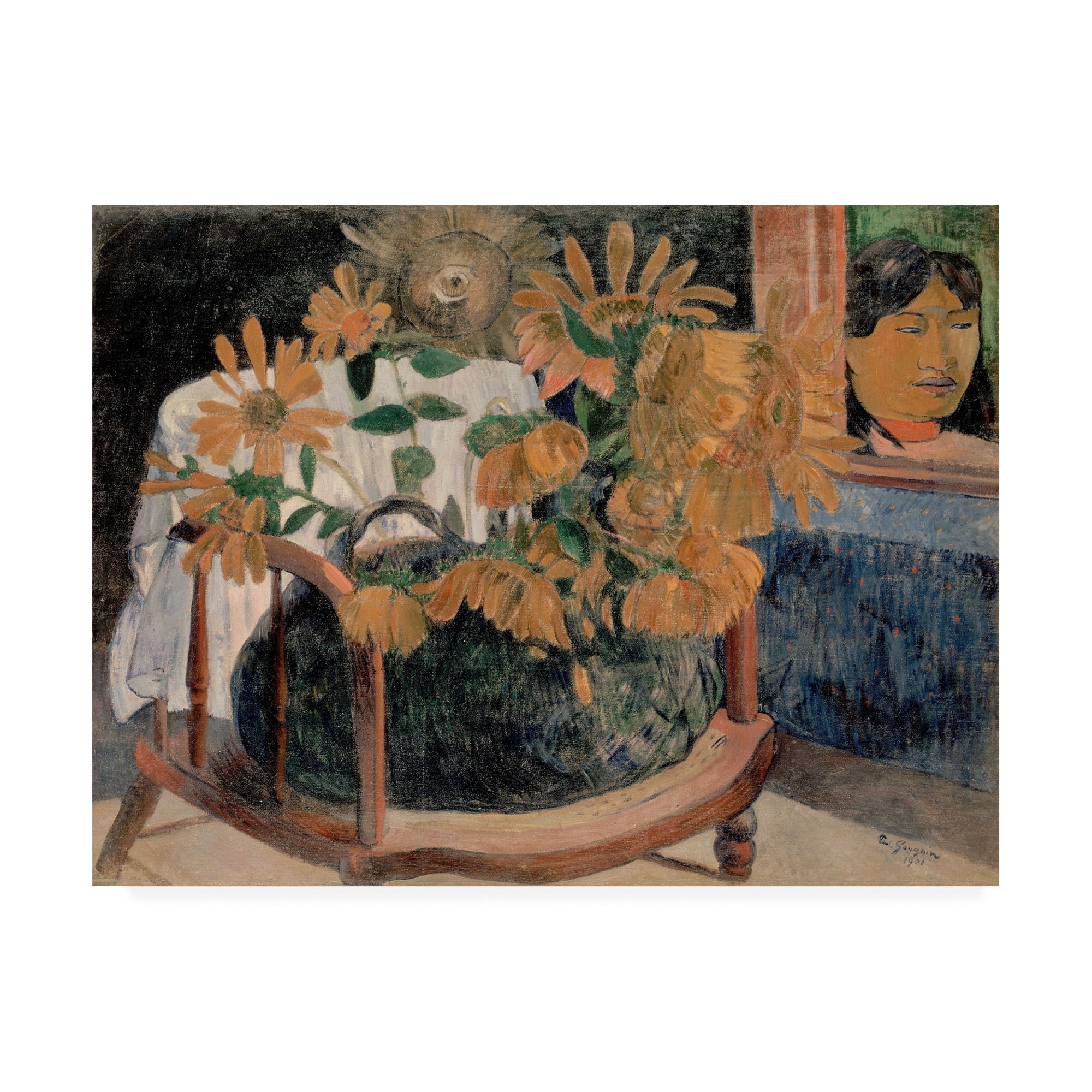 Gauguin 'Sunflowers' Canvas Art