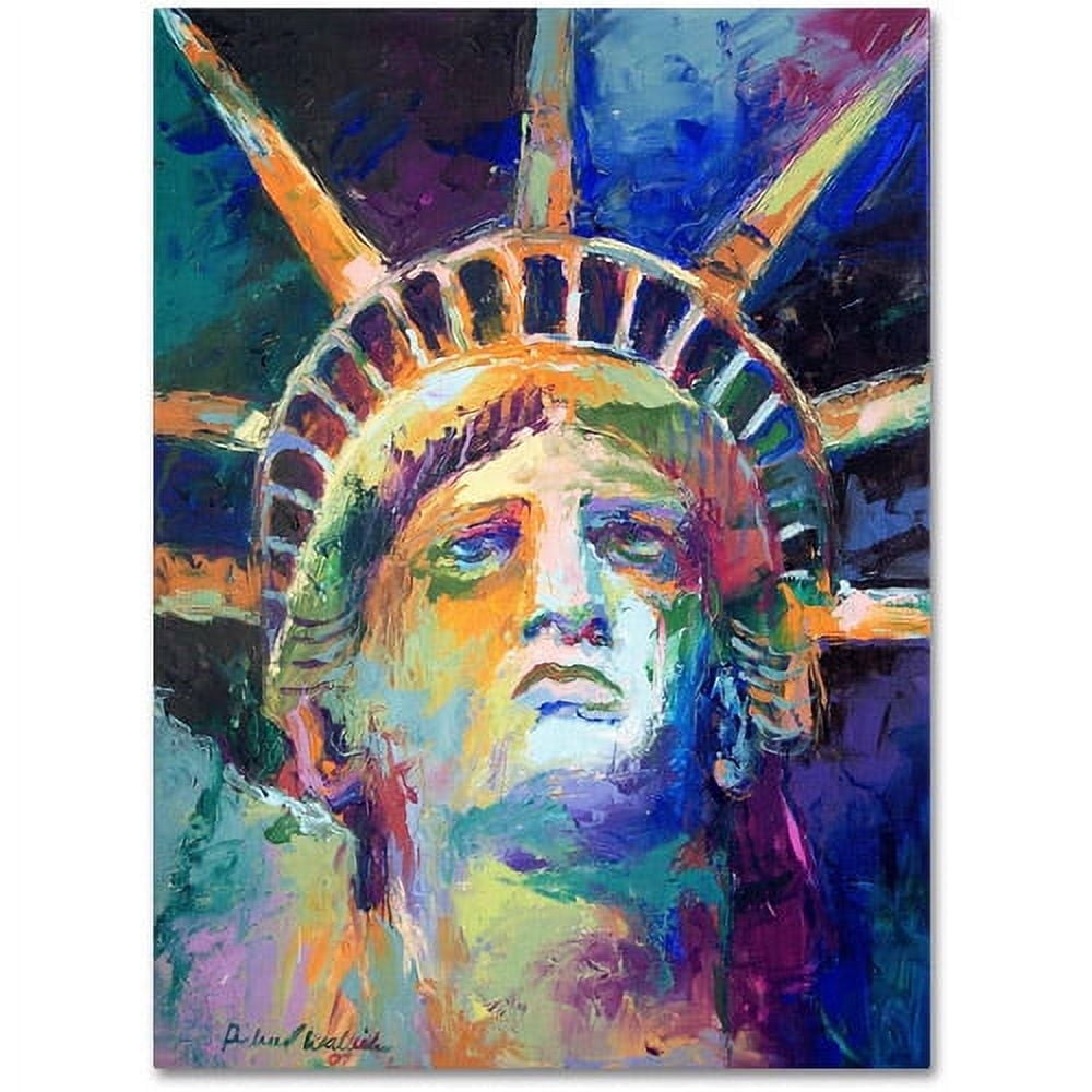 Richard Wallich 'Statue' Canvas Art