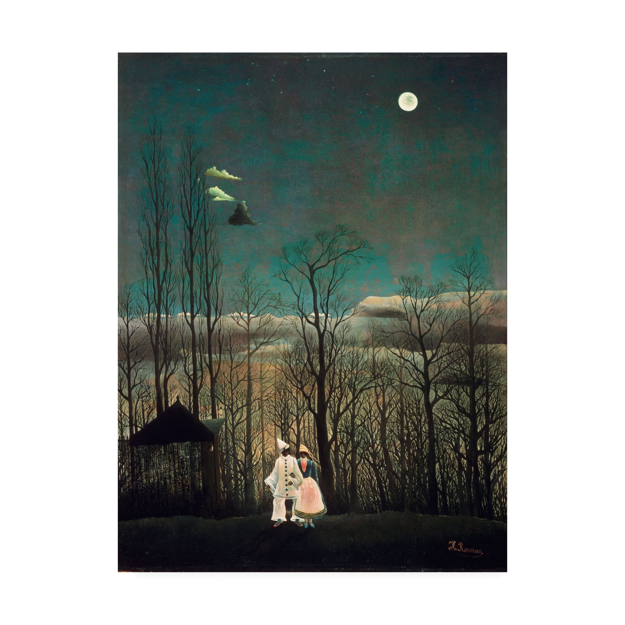 Rousseau 'Carnival Evening' Canvas Art