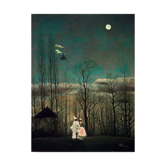 Rousseau 'Carnival Evening' Canvas Art