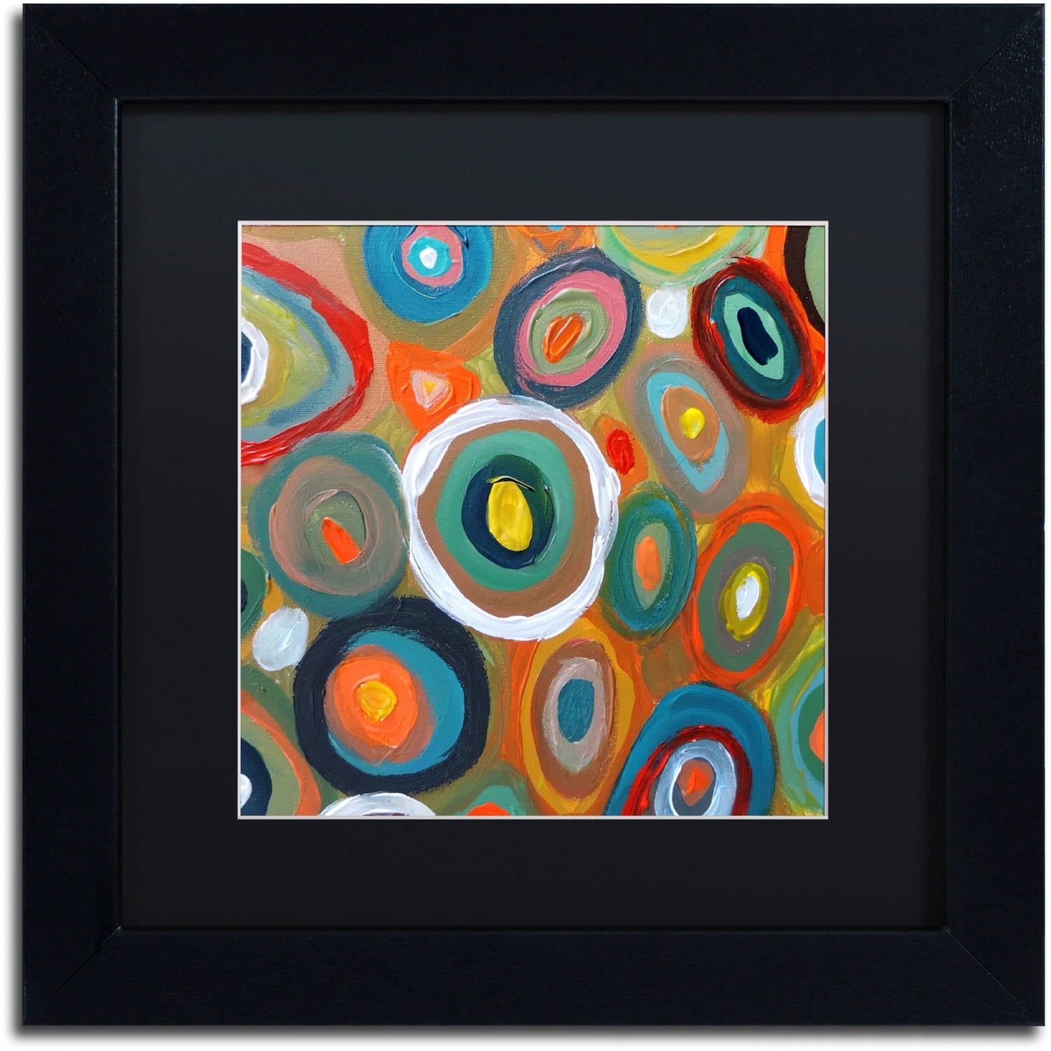 Sylvie Demers 'Carisma' Black Matted Framed Art
