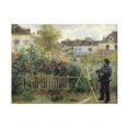 thumbnail image 1 of Pierre-Auguste Renior 'Monet Painting Garden' Canvas Art, 1 of 4