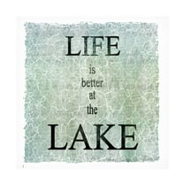 LightBoxJournal 'Life Is Better At The Lake' Canvas Art
