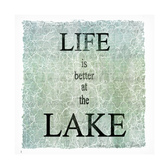 LightBoxJournal 'Life Is Better At The Lake' Canvas Art