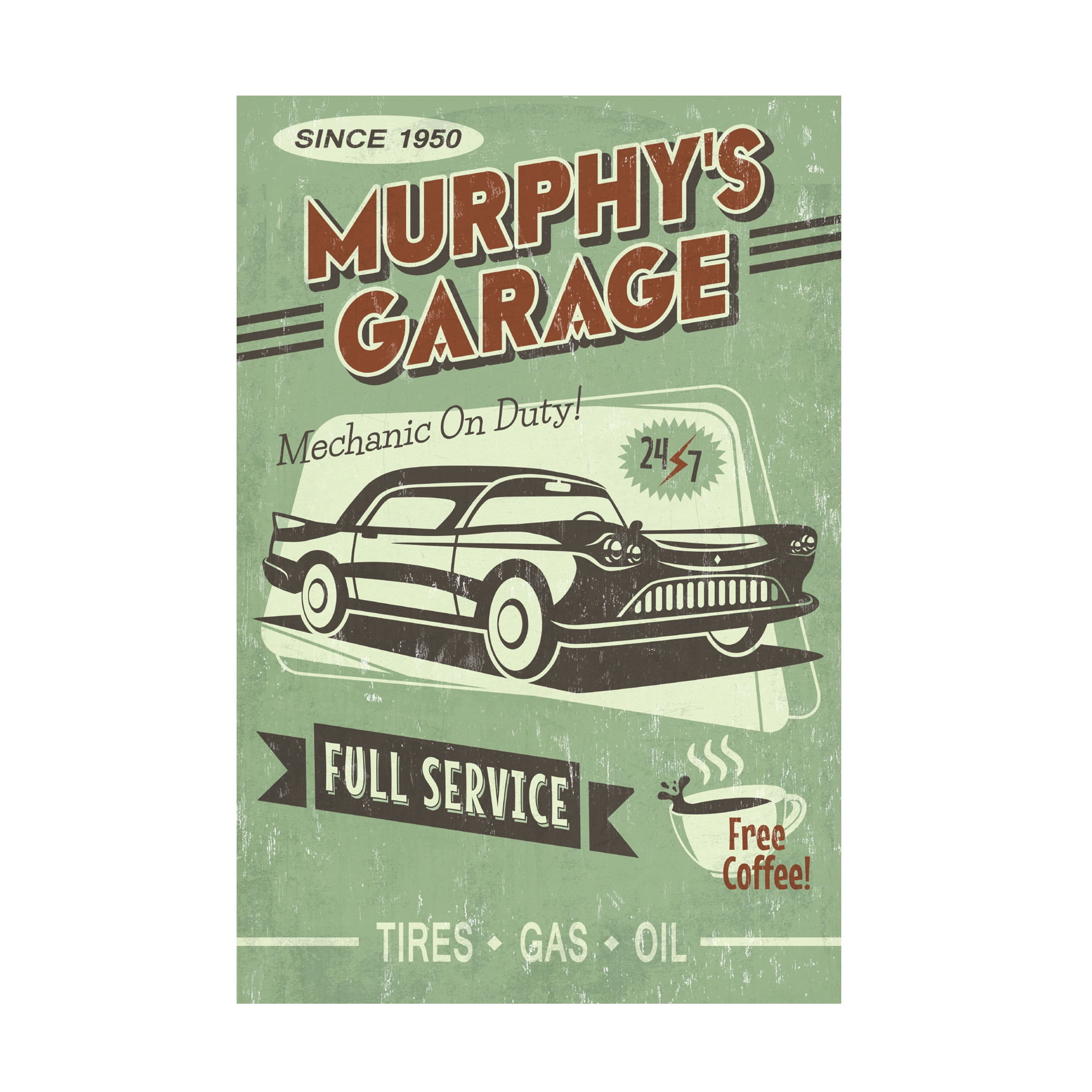 Lantern Press 'Car 2' Canvas Art