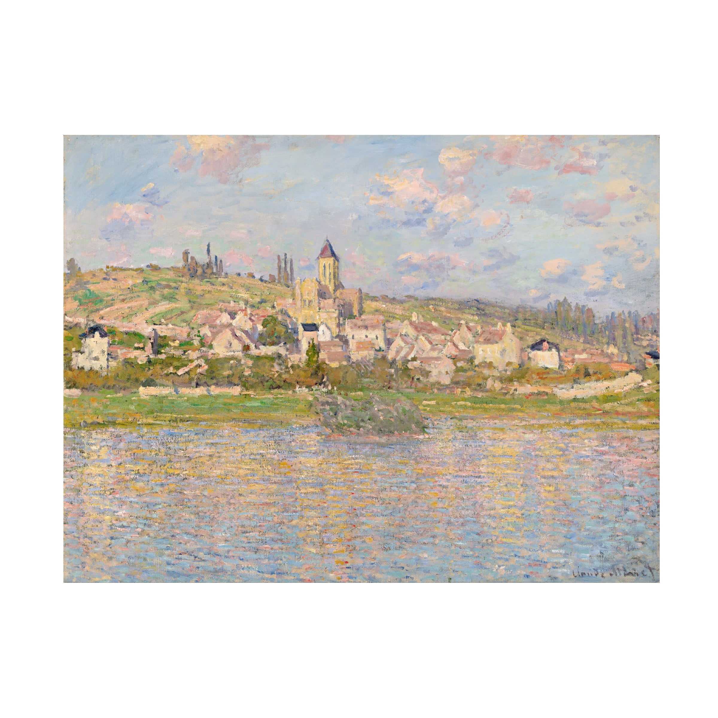 Monet 'Vetheuil' Canvas Art