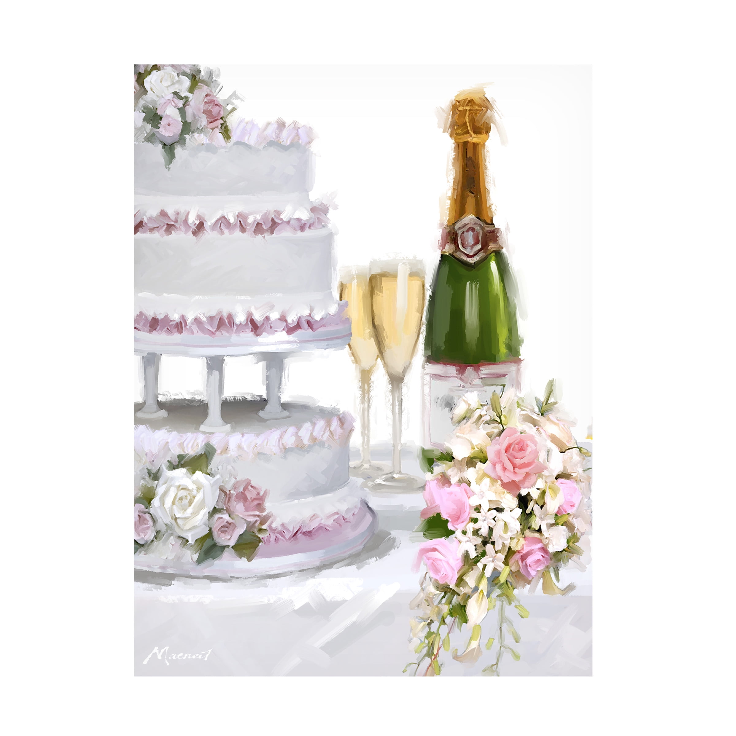 The Macneil Studio 'Wedding Cake' Canvas Art