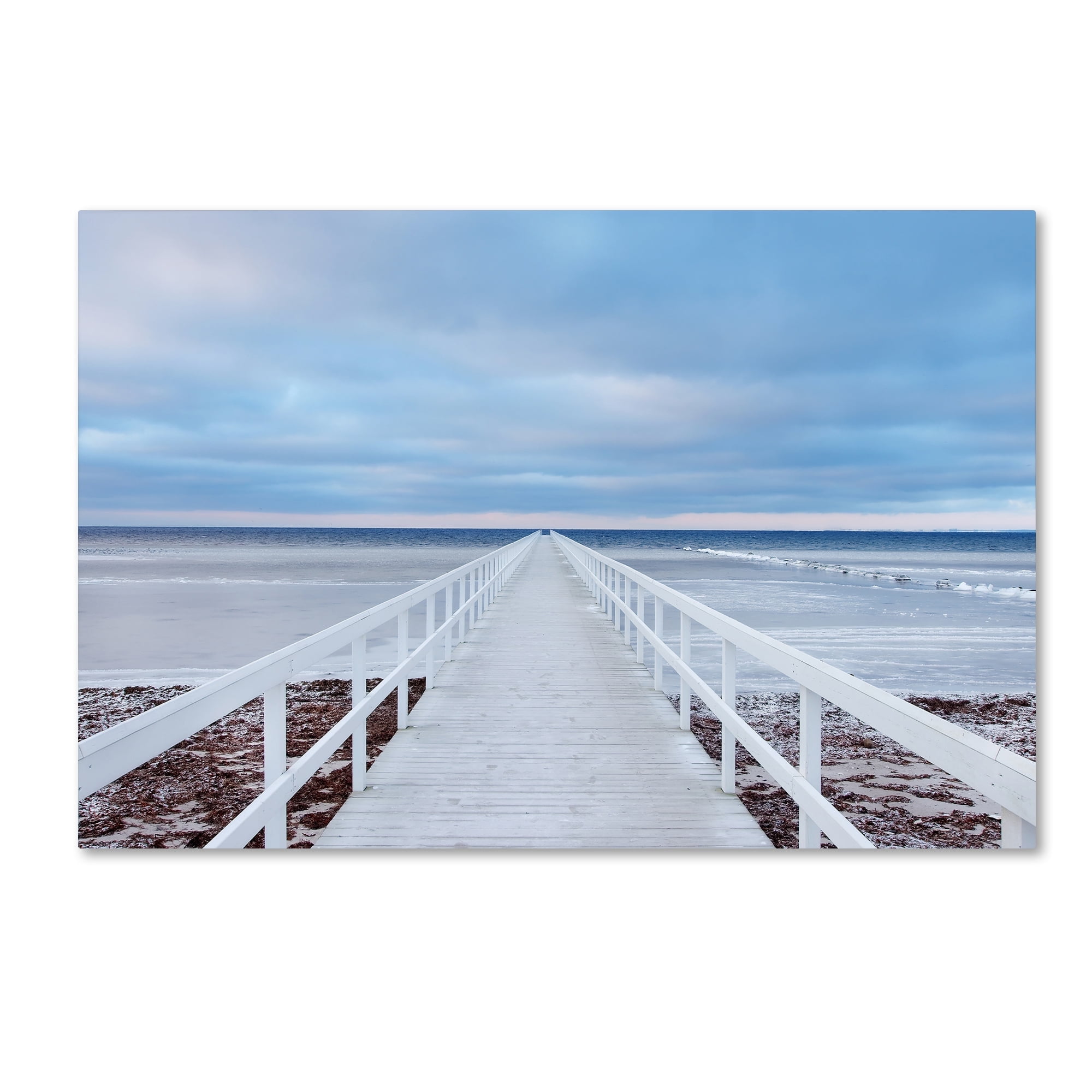 Jacek Oleksinski 'The Bridge' Canvas Art