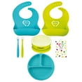 thumbnail image 1 of Trademark Home Infant Baby Feeding Set, Silicone, 8-Piece, Multicolor, 1 of 7