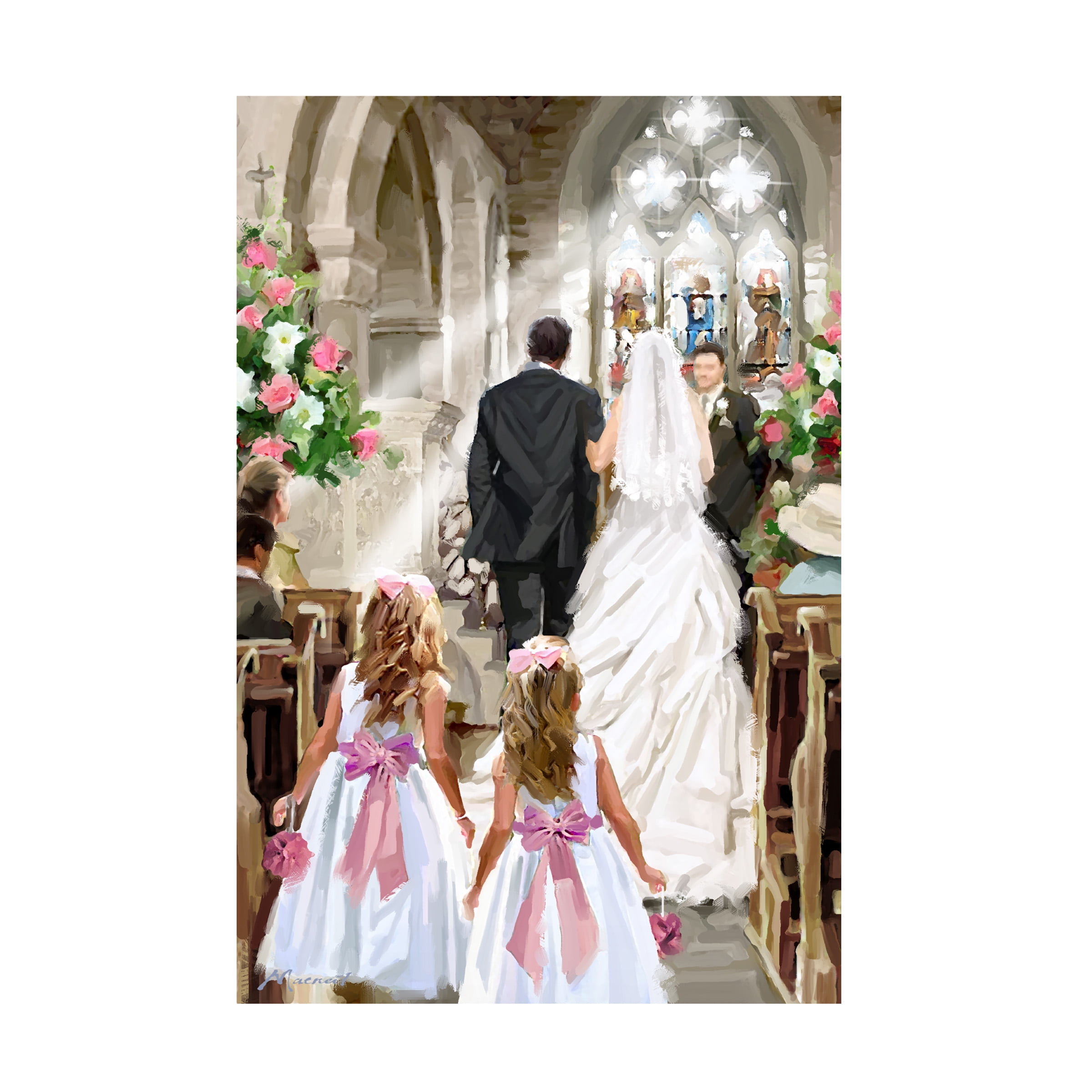 The Macneil Studio 'Wedding Ceremony' Canvas Art