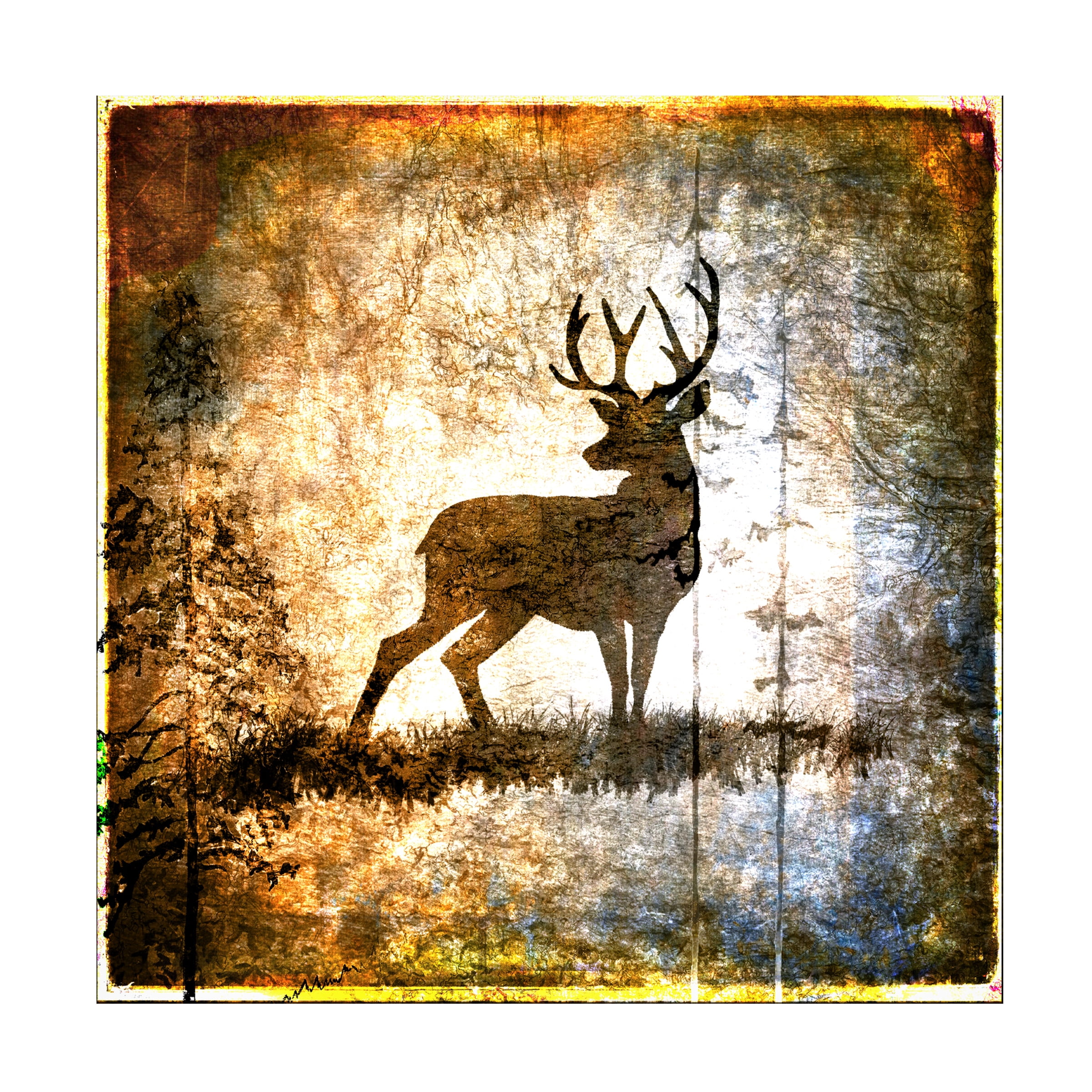 LightBoxJournal 'High Country Deer' Canvas Art