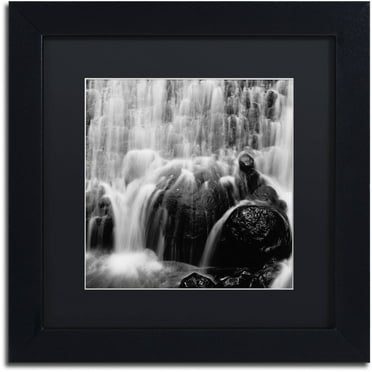 Moises Levy 'Velo de Novia' Black Matted Framed Art