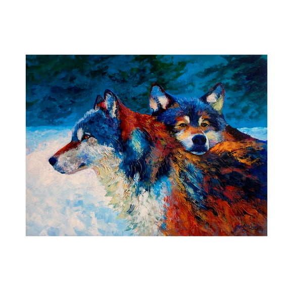 Marion Rose 'Wolves' Canvas Art