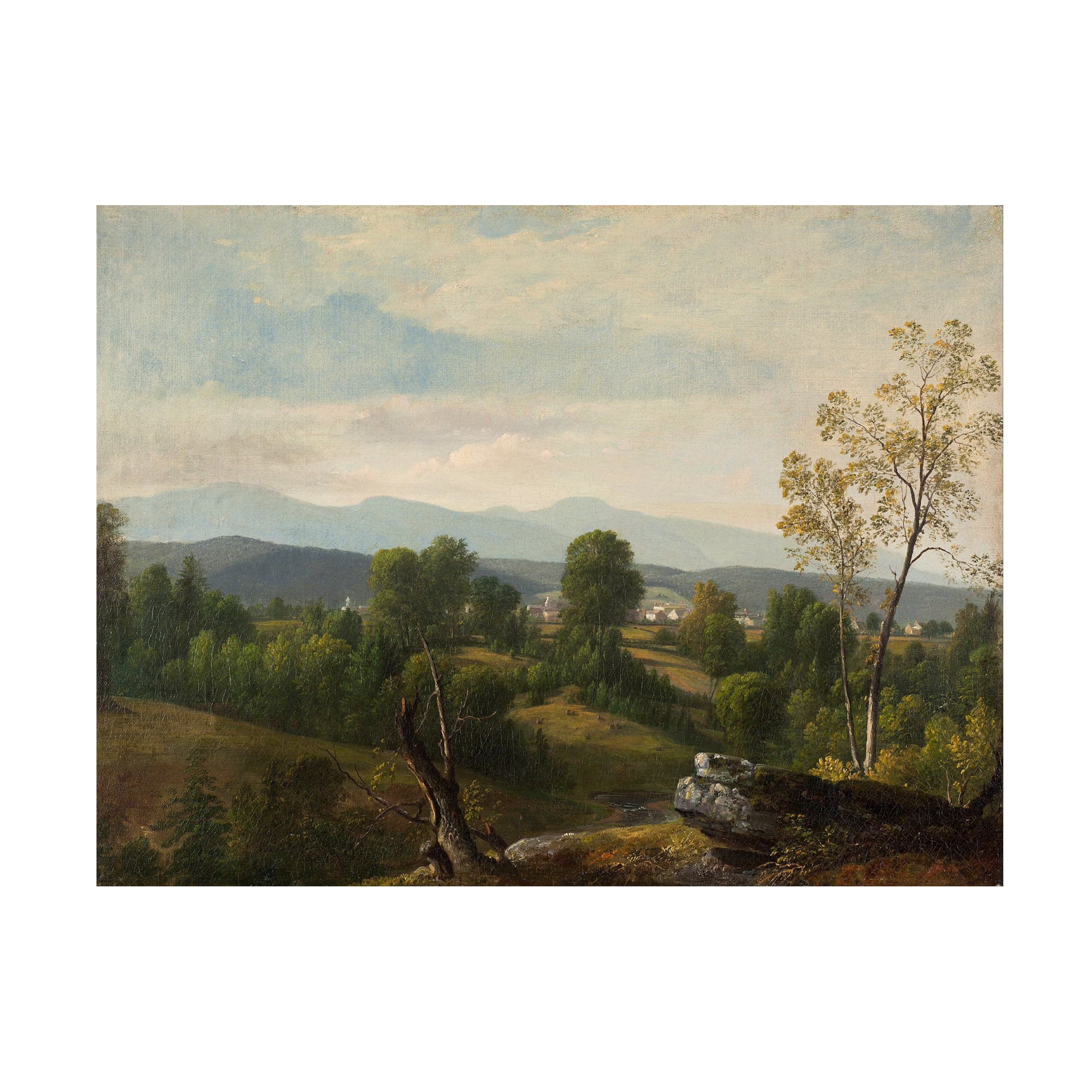 Durand 'A View Of The Valley' Canvas Art