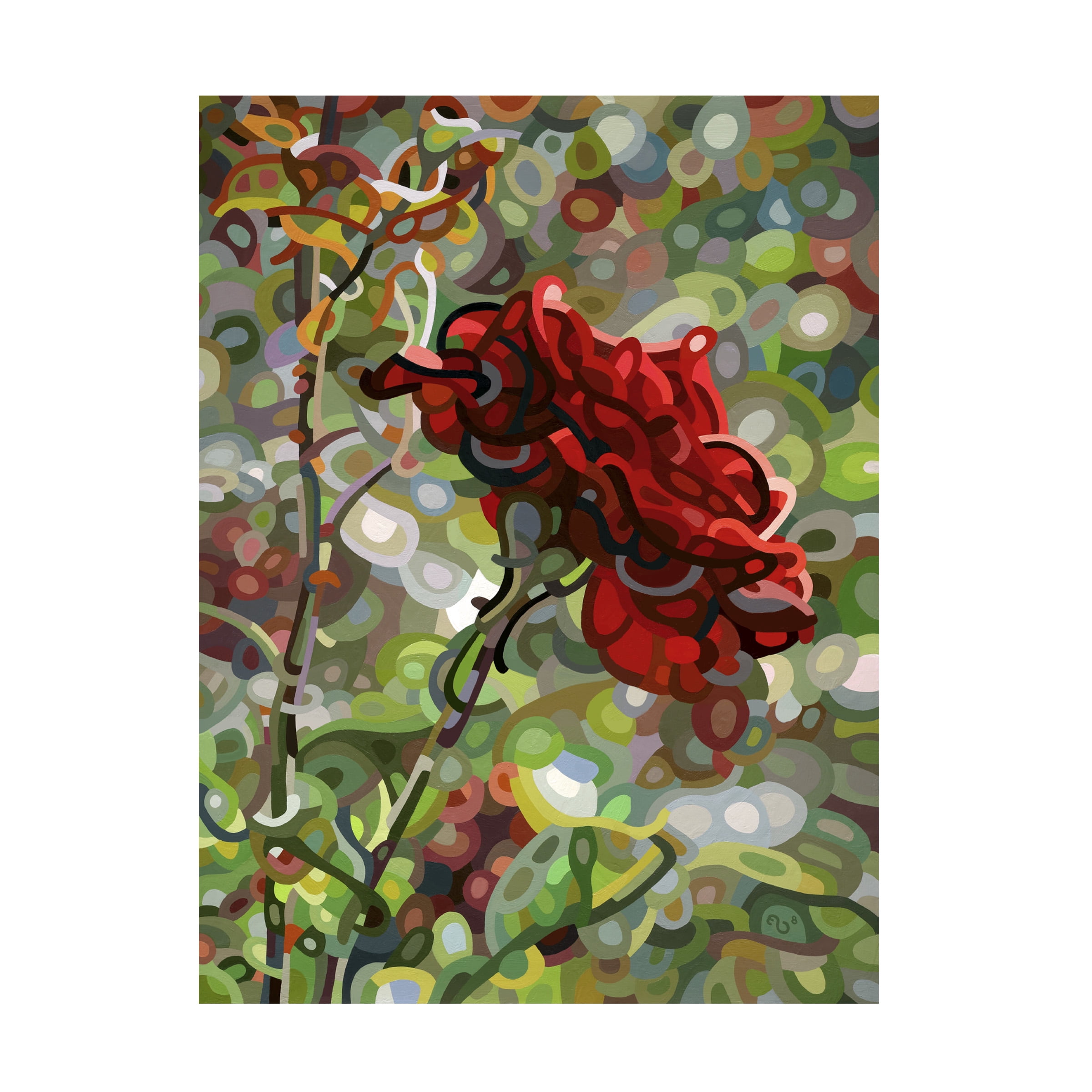 Mandy Budan 'Last Rose Of Summer' Canvas Art