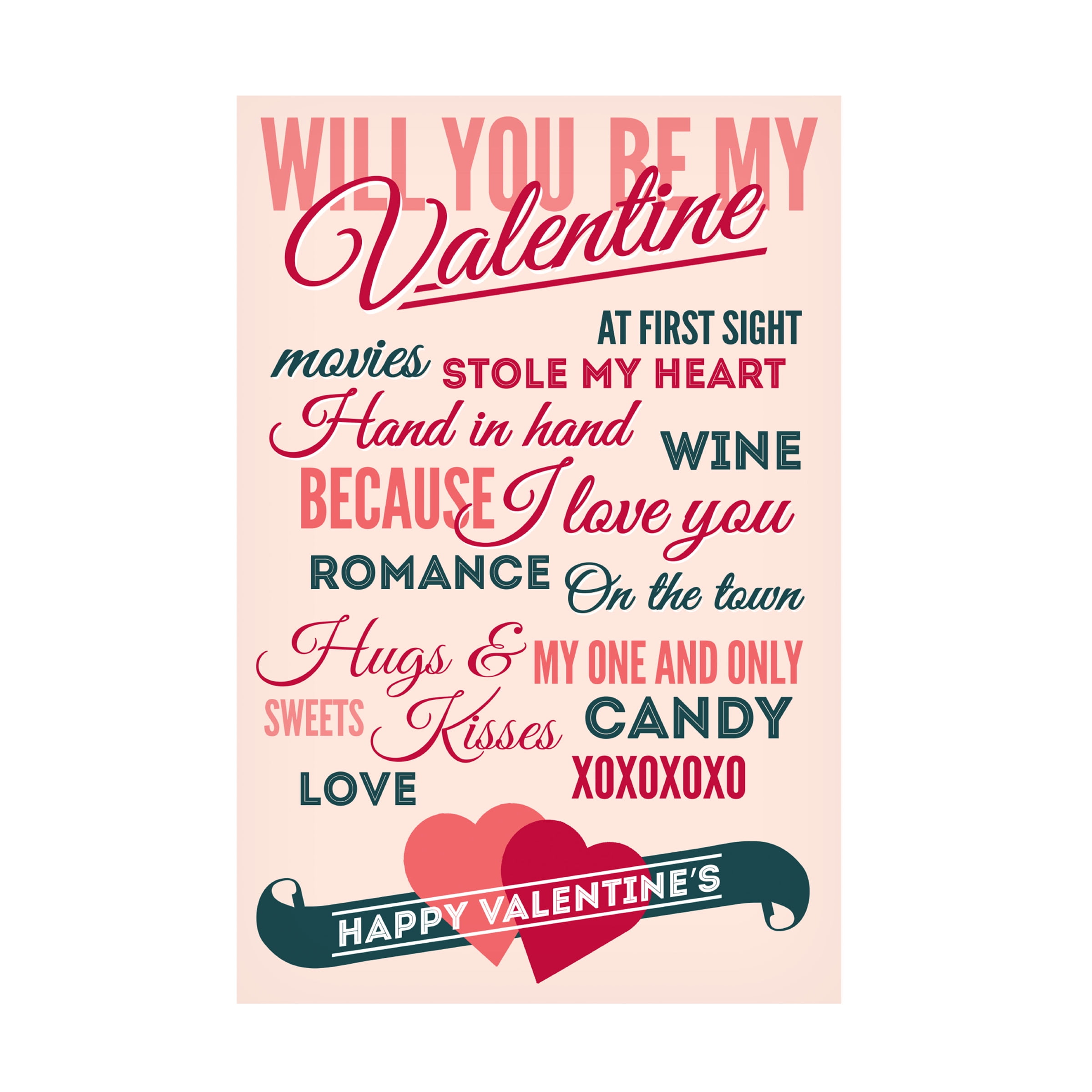 Lantern Press 'Valentines Day' Canvas Art
