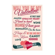 Lantern Press 'Valentines Day' Canvas Art