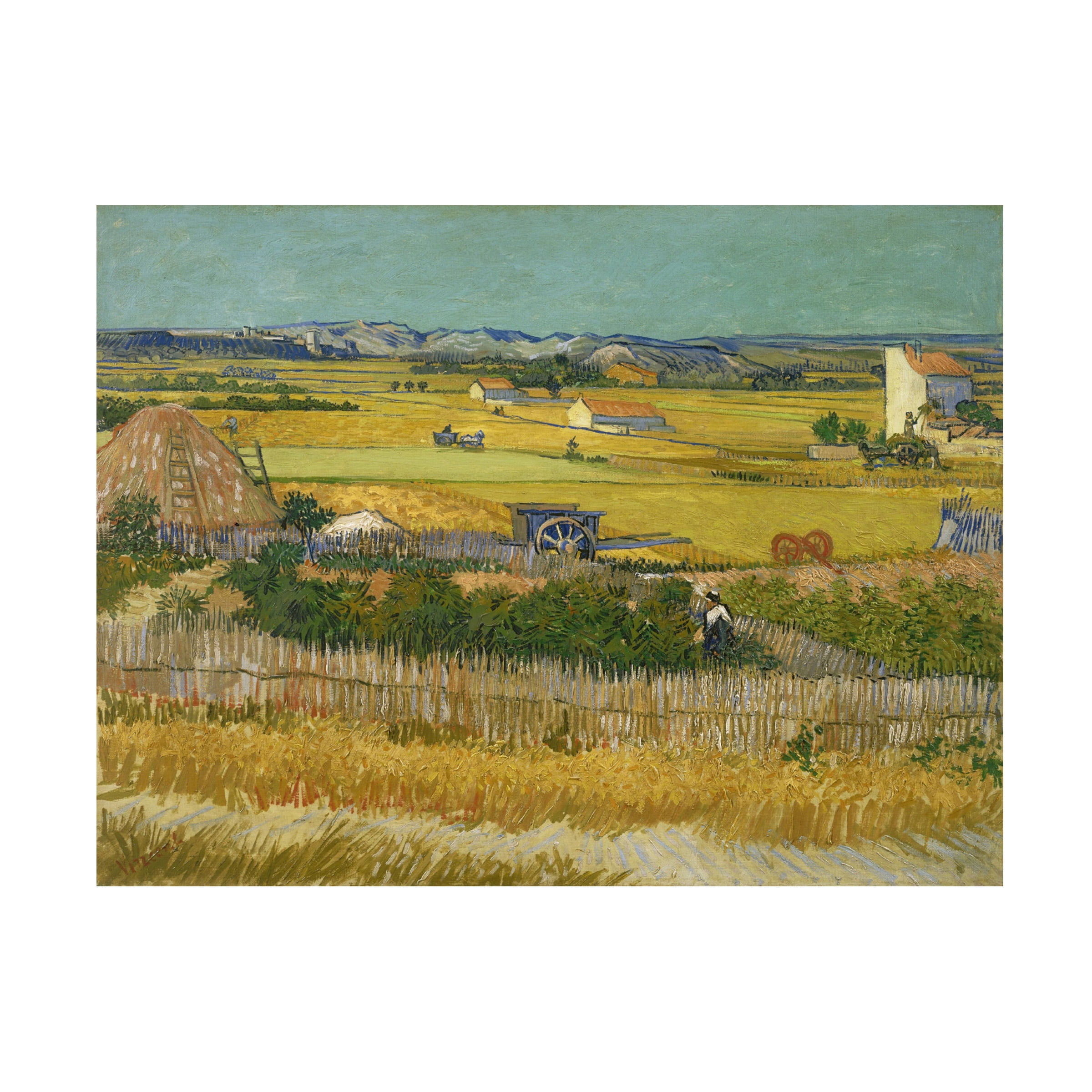 Van Gogh 'The Harvest' Canvas Art