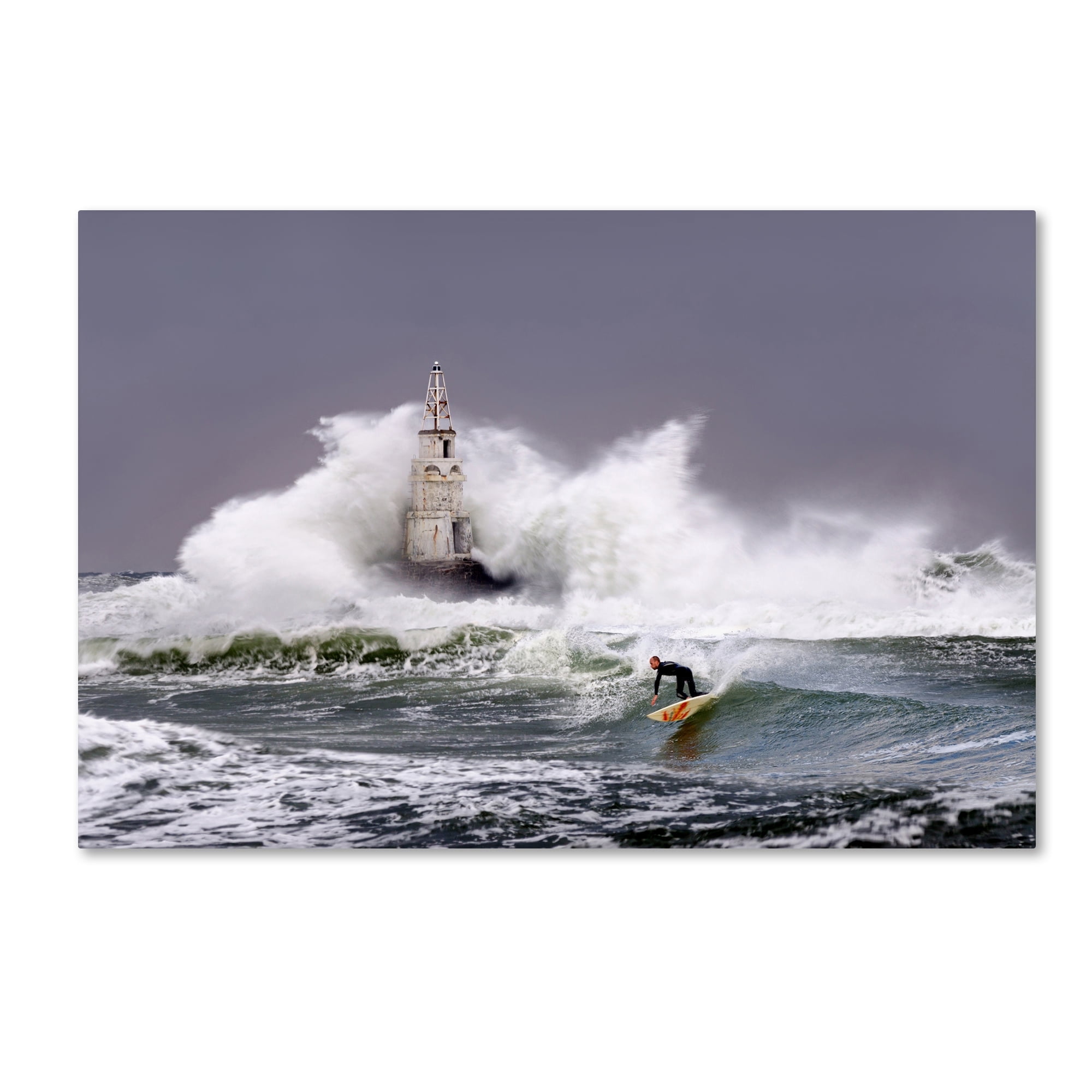 Milen Dobrev 'Advanced Surfing' Canvas Art