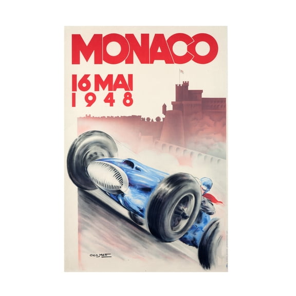 Lantern Press 'Monaco' Canvas Art