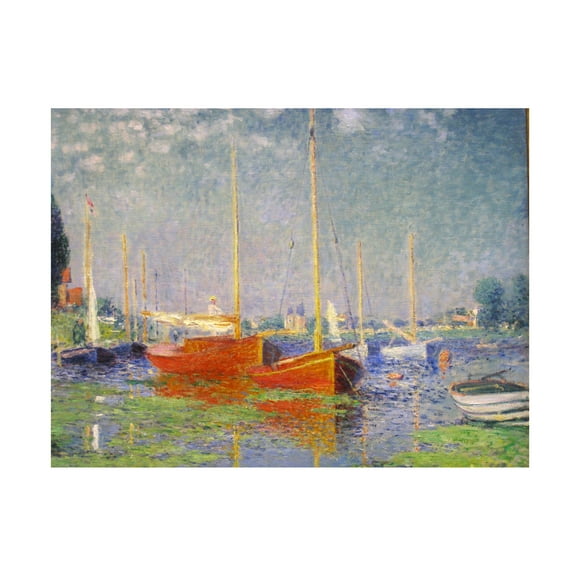 Claude Monet 'Argenteuil' Canvas Art