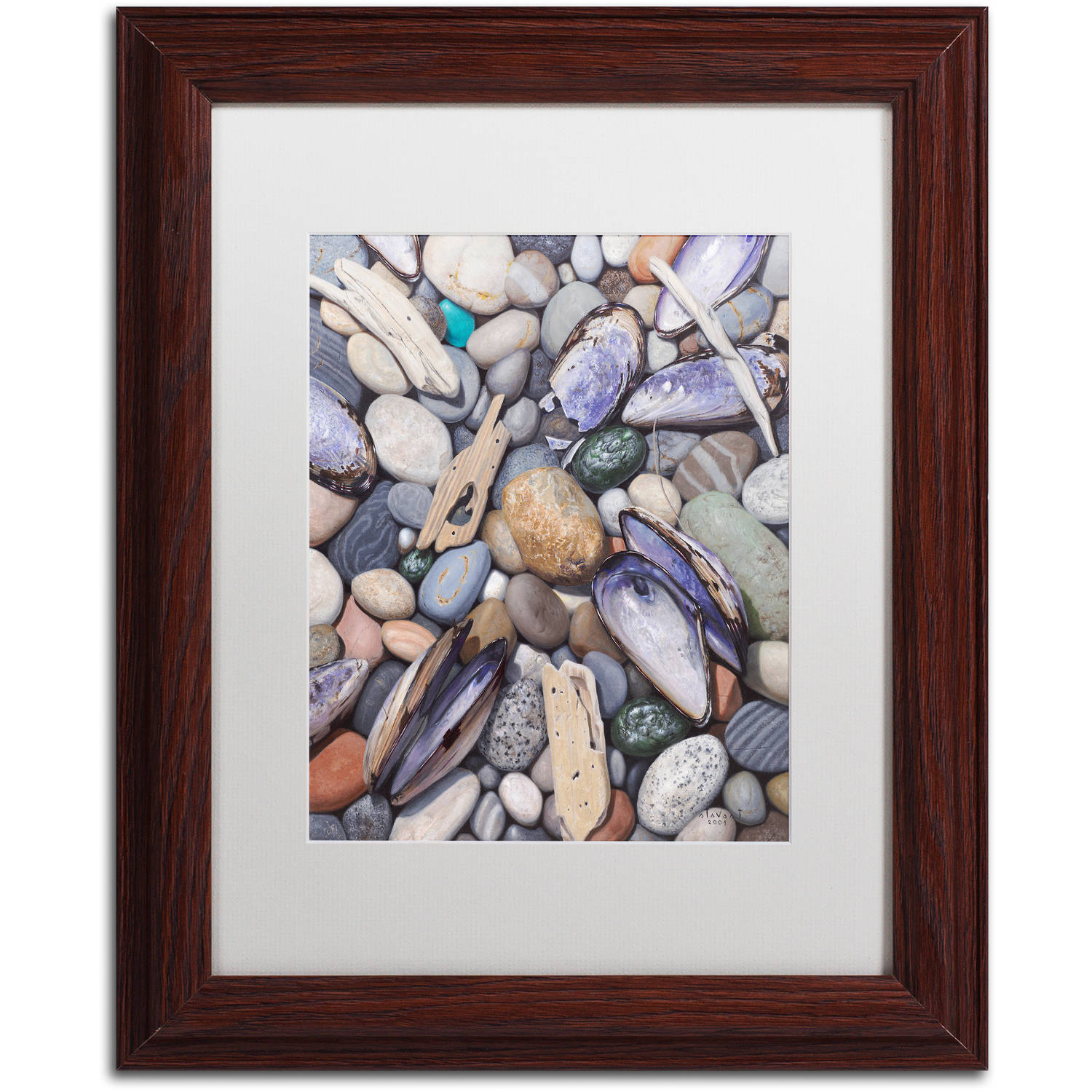 Stephen Stavast 'Treasure at Muscle Beach' Matted Framed Art