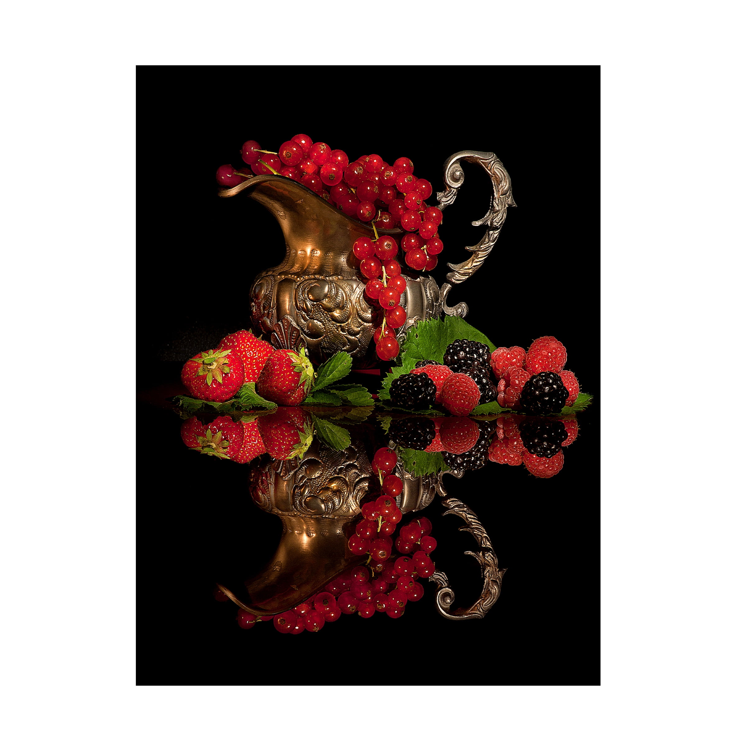 Aida Ianeva 'Red Fruits' Canvas Art