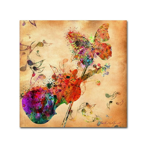 Mark Ashkenazi 'Love Music' Canvas Art