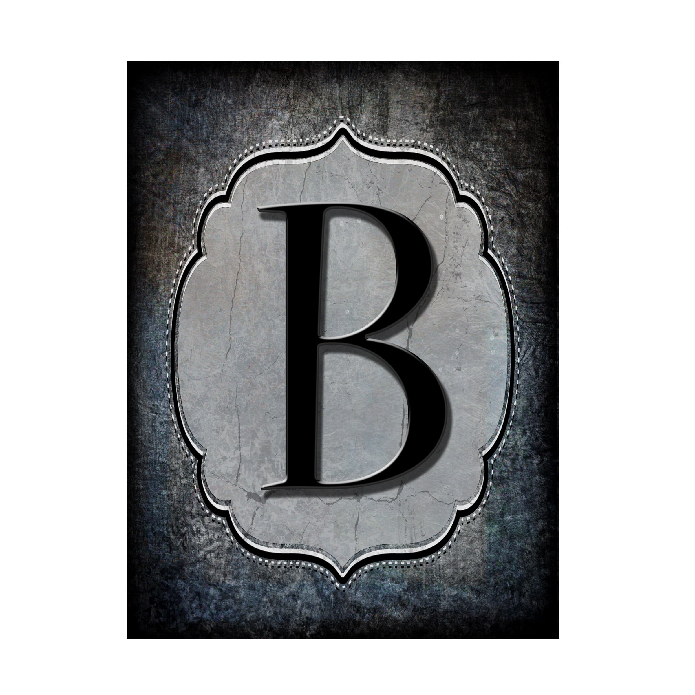 LightBoxJournal 'Letter B' Canvas Art