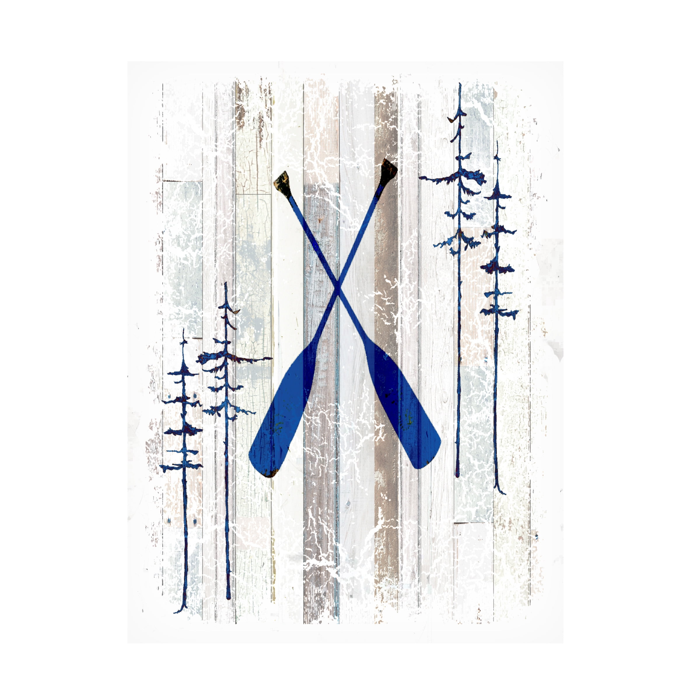 LightBoxJournal 'The Blue Moose - Oars' Canvas Art