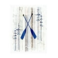thumbnail image 1 of LightBoxJournal 'The Blue Moose - Oars' Canvas Art, 1 of 4