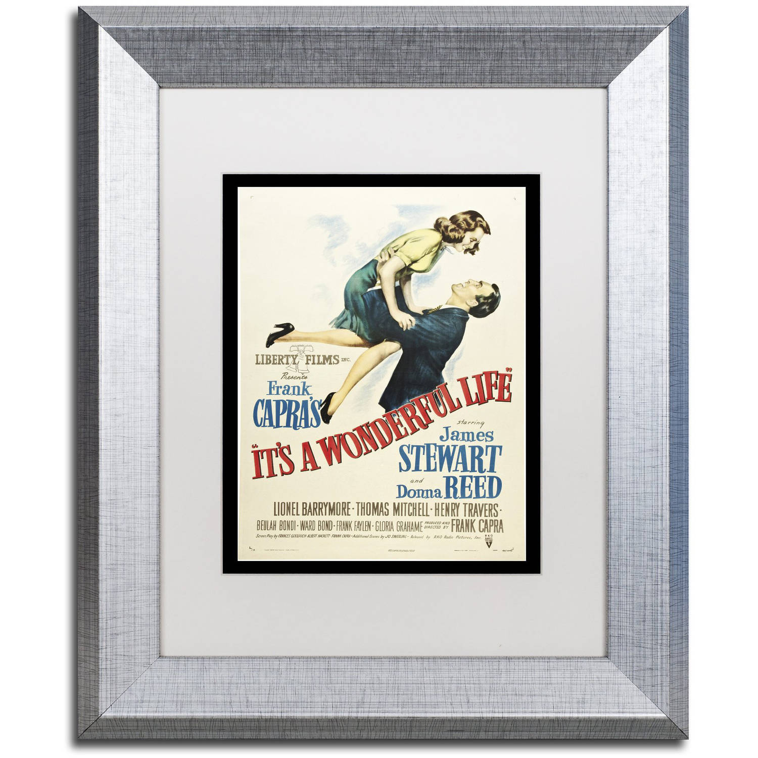 Vintage Apple Collection 'It's a Wonderful Life' Matted Framed Art
