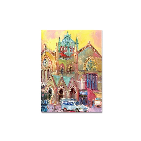 Richard Wallich 'Boston 2' Canvas Art