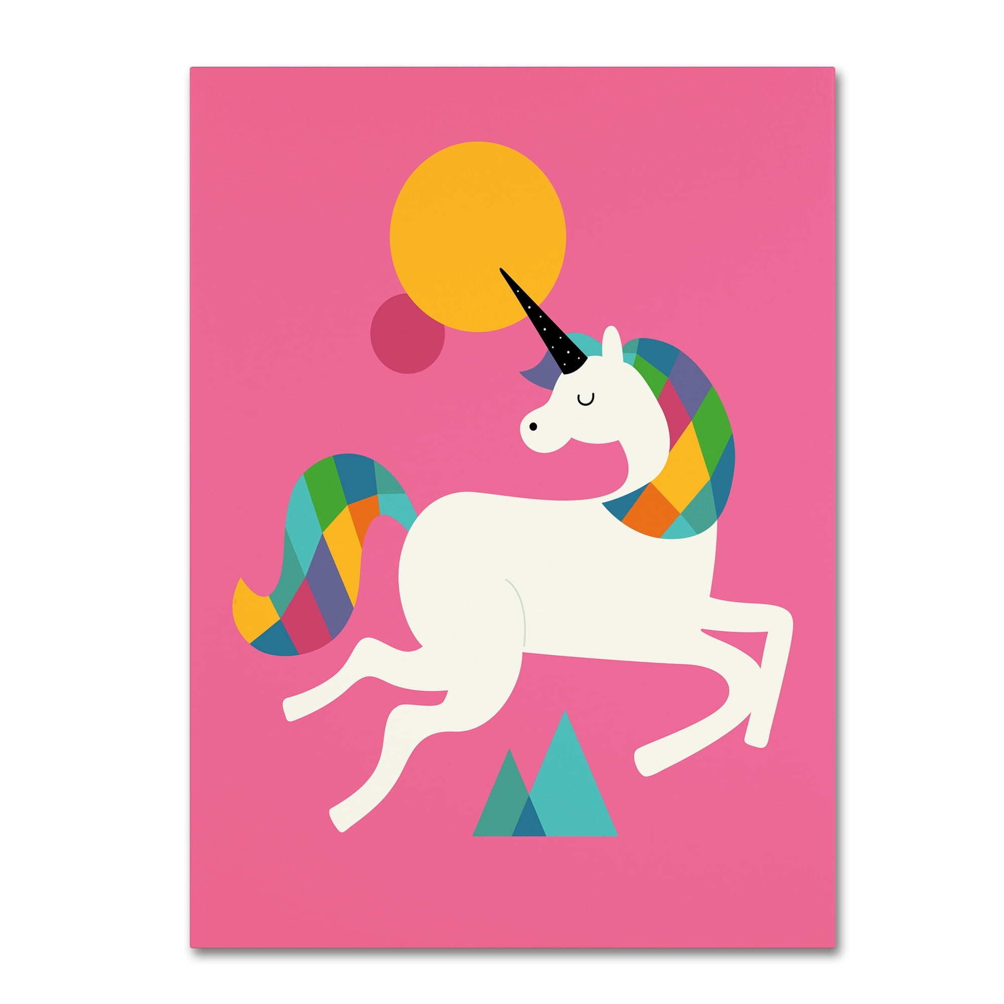 Andy Westface 'To Be A Unicorn' Canvas Art