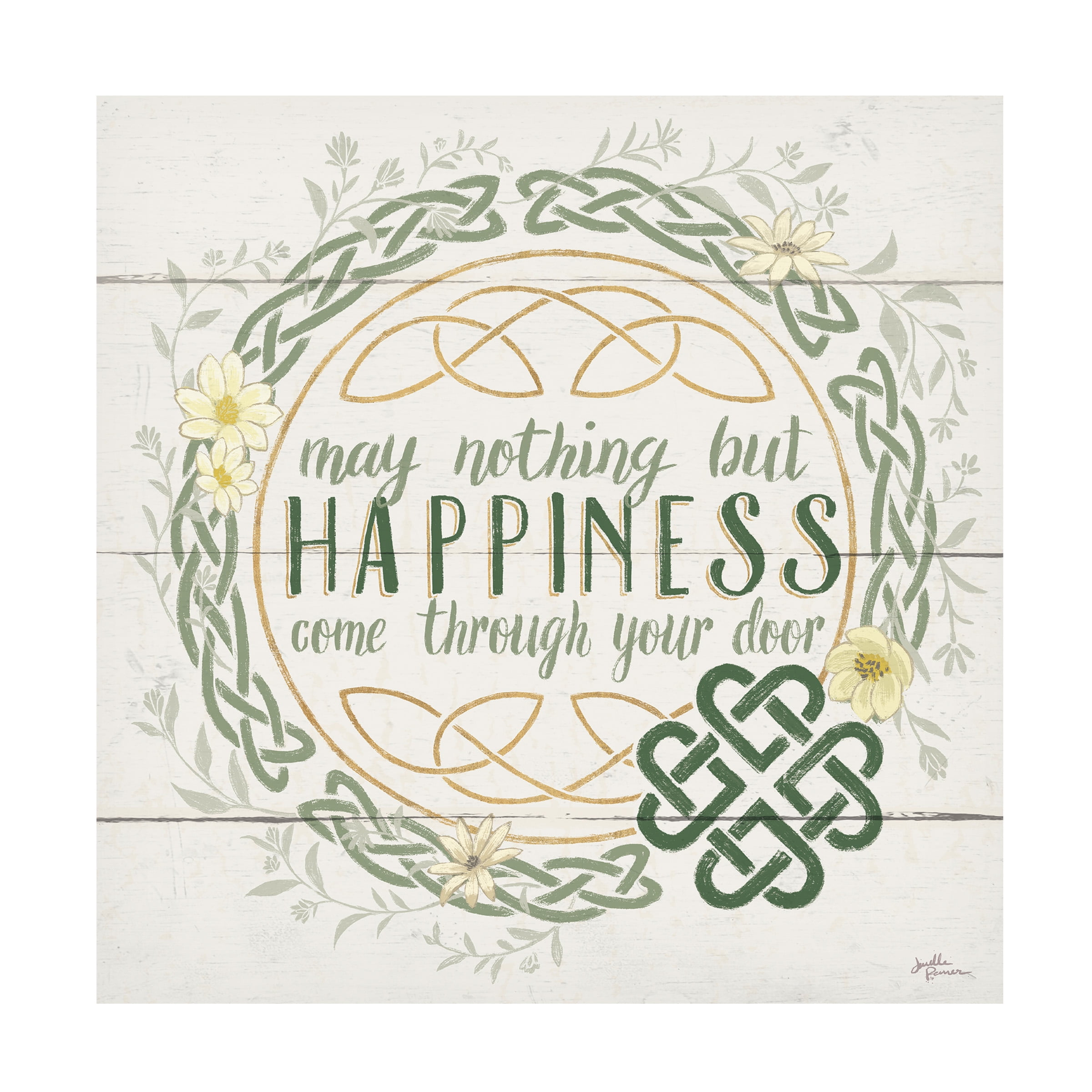 Janelle Penner 'Irish Blessing I' Canvas Art