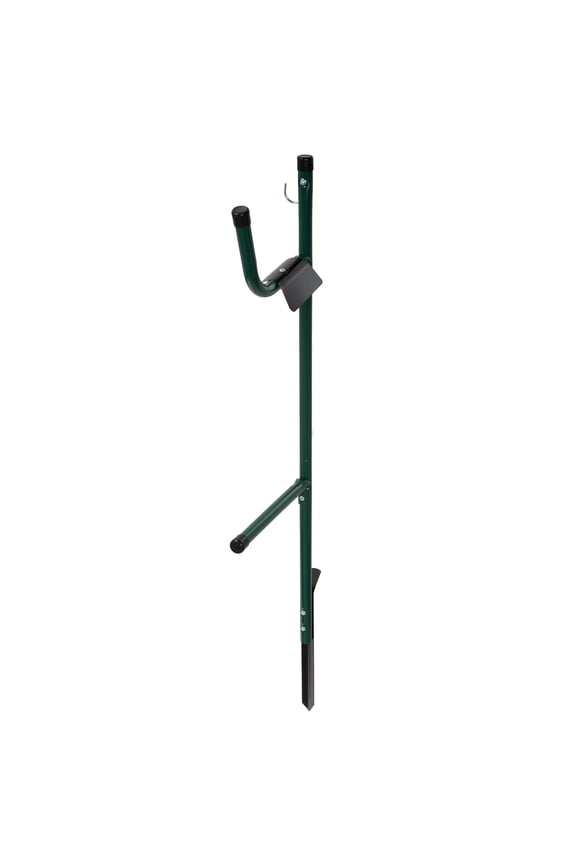 Water Hose Holder ? Metal Storage Rack with Stake, Green