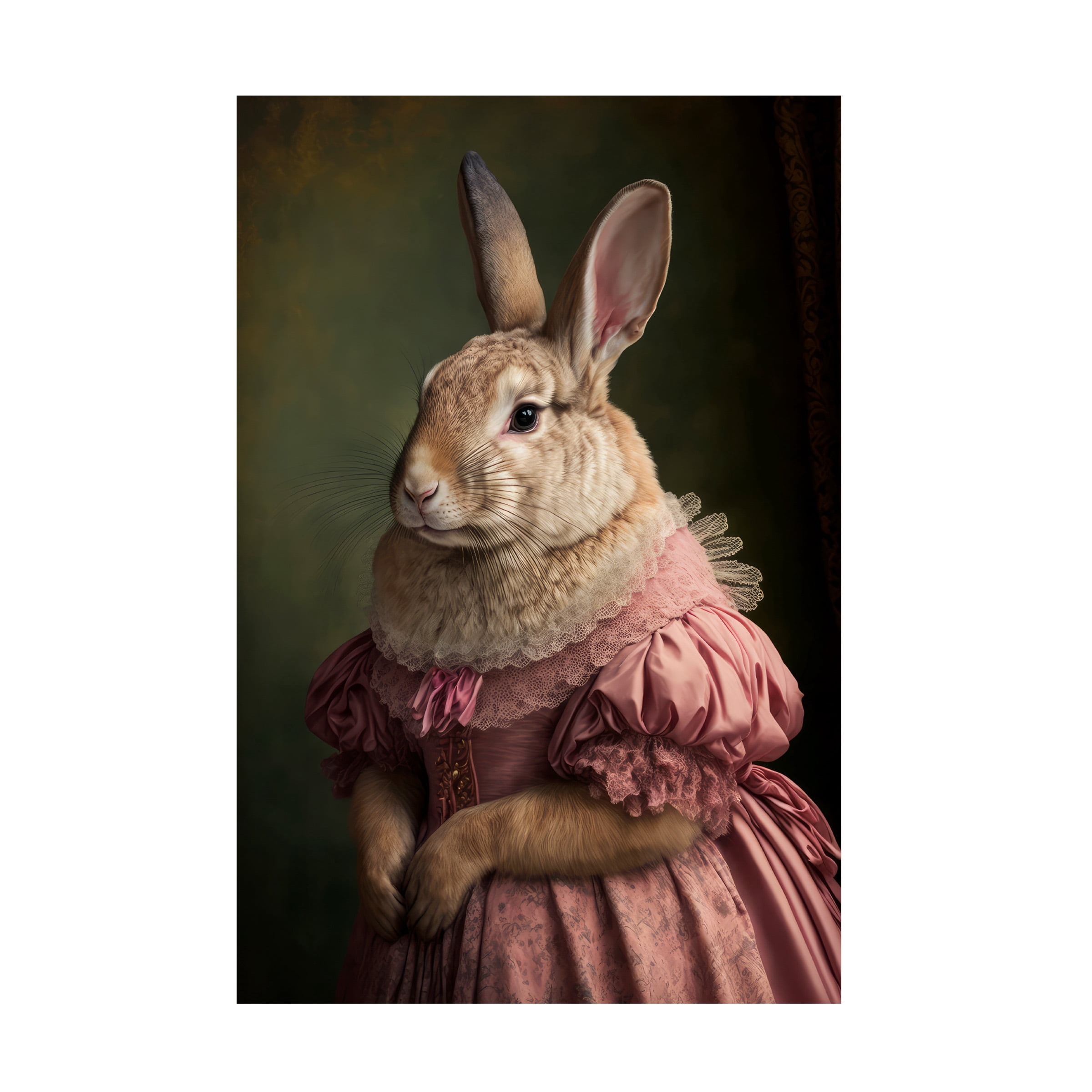 Treechild 'Mrs Bunny`s Daughter' Canvas Art