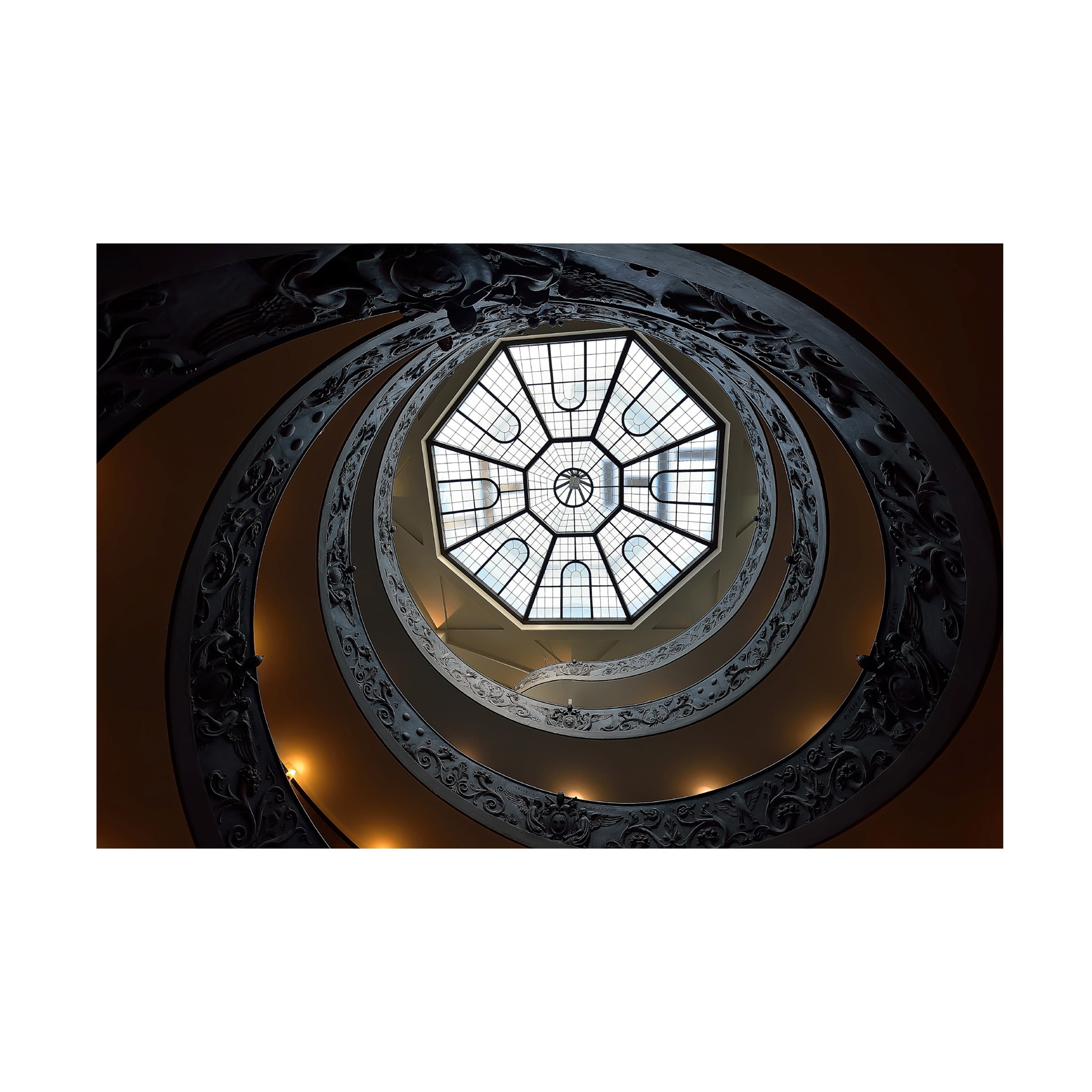 Edoardo Gobattoni 'The Double Helix Staircase' Canvas Art